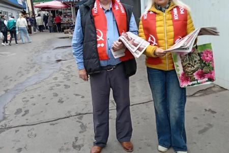 Высокая явка – победа народа. Воронежская область присоединилась к Всероссийской акции КПРФ «Красные в городе»