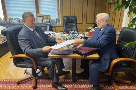 Владимир Кашин провёл рабочую встречу с президентом Ассоциации «АСКОНД» Сергеем Носенко