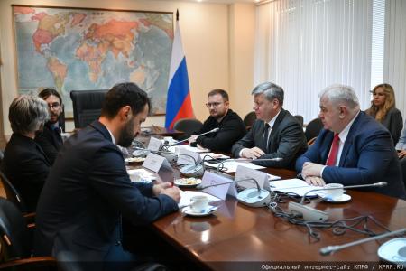 Дмитрий Новиков и Казбек Тайсаев обсудили с руководством партии «Левица» развитие сотрудничества России и Северной Македонии