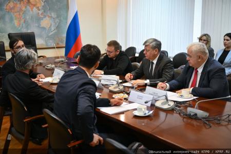 Дмитрий Новиков и Казбек Тайсаев обсудили с руководством партии «Левица» развитие сотрудничества России и Северной Македонии