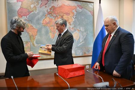 Дмитрий Новиков и Казбек Тайсаев обсудили с руководством партии «Левица» развитие сотрудничества России и Северной Македонии